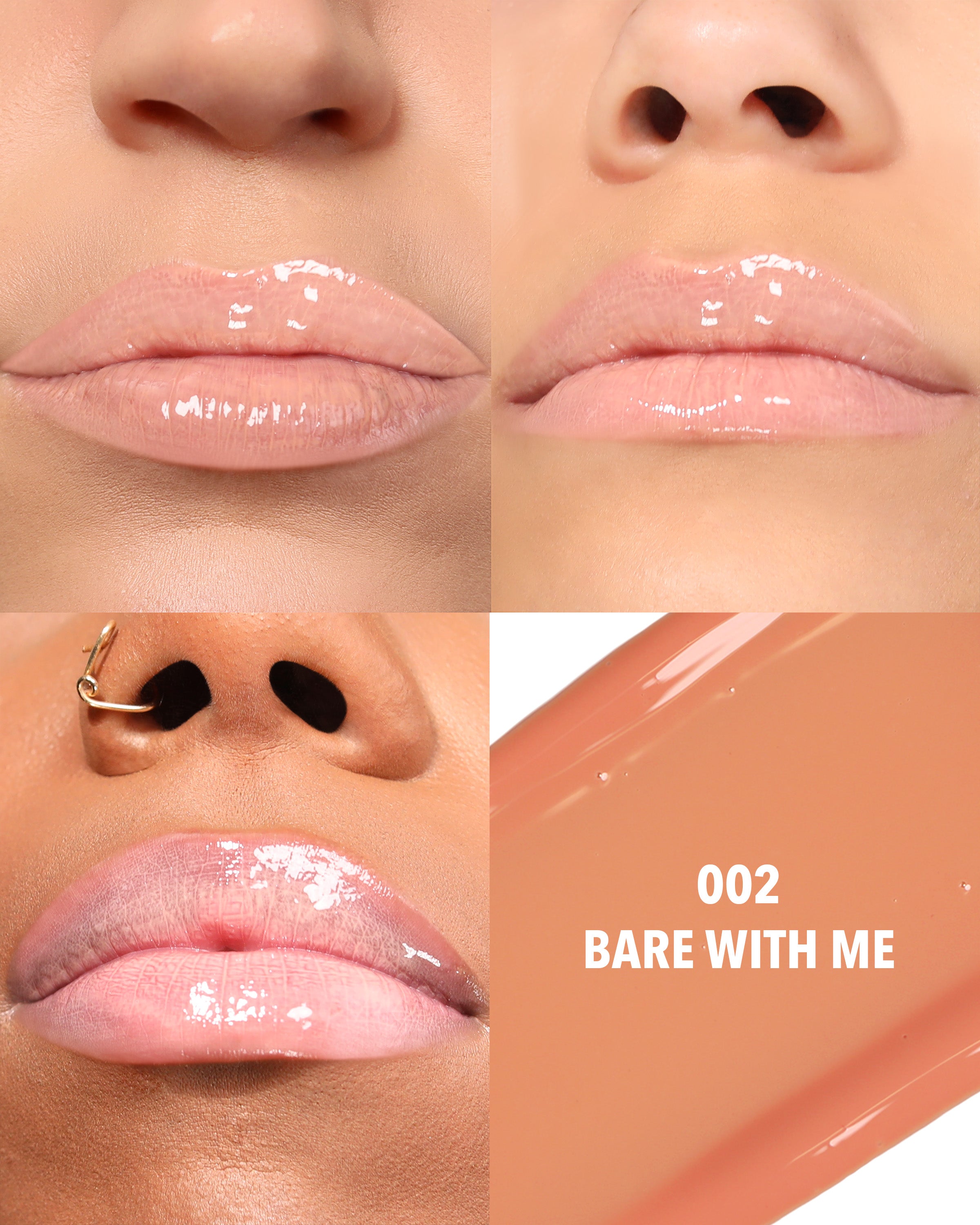 Lip Glaze Oil Plumper (002, Bare with me)