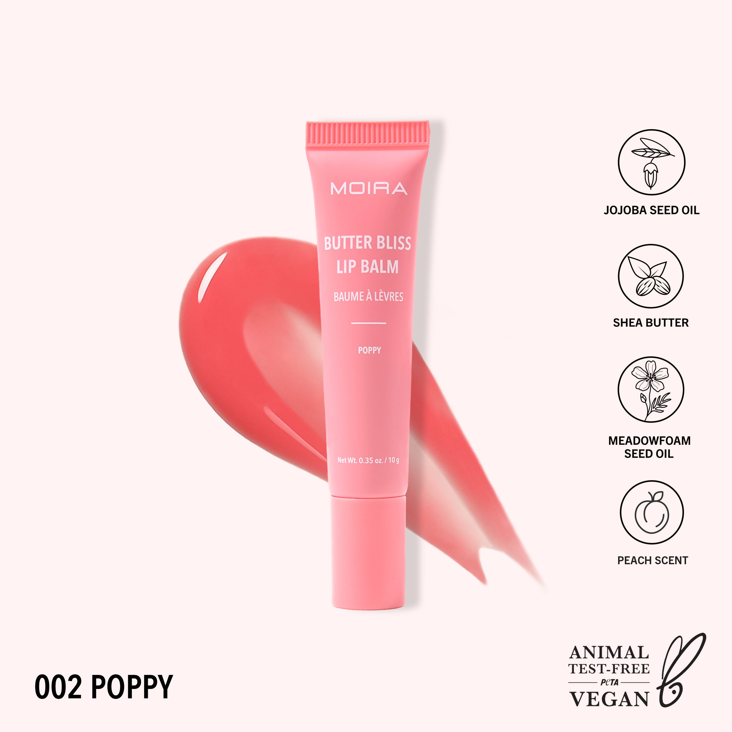 Butter Bliss Lip Balm (002, Poppy)