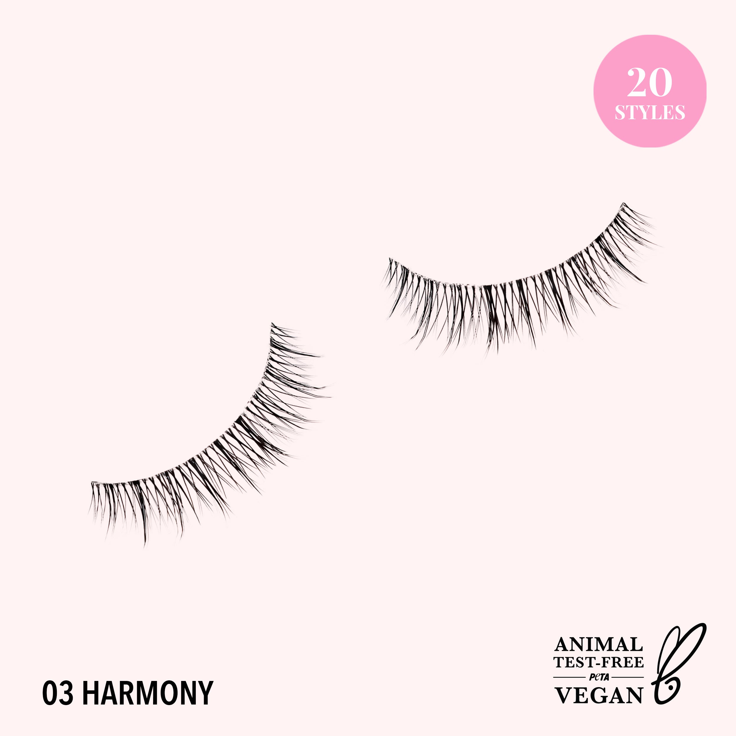 Natural Effect Bionic Vegan Faux Lashes (003, Harmony)