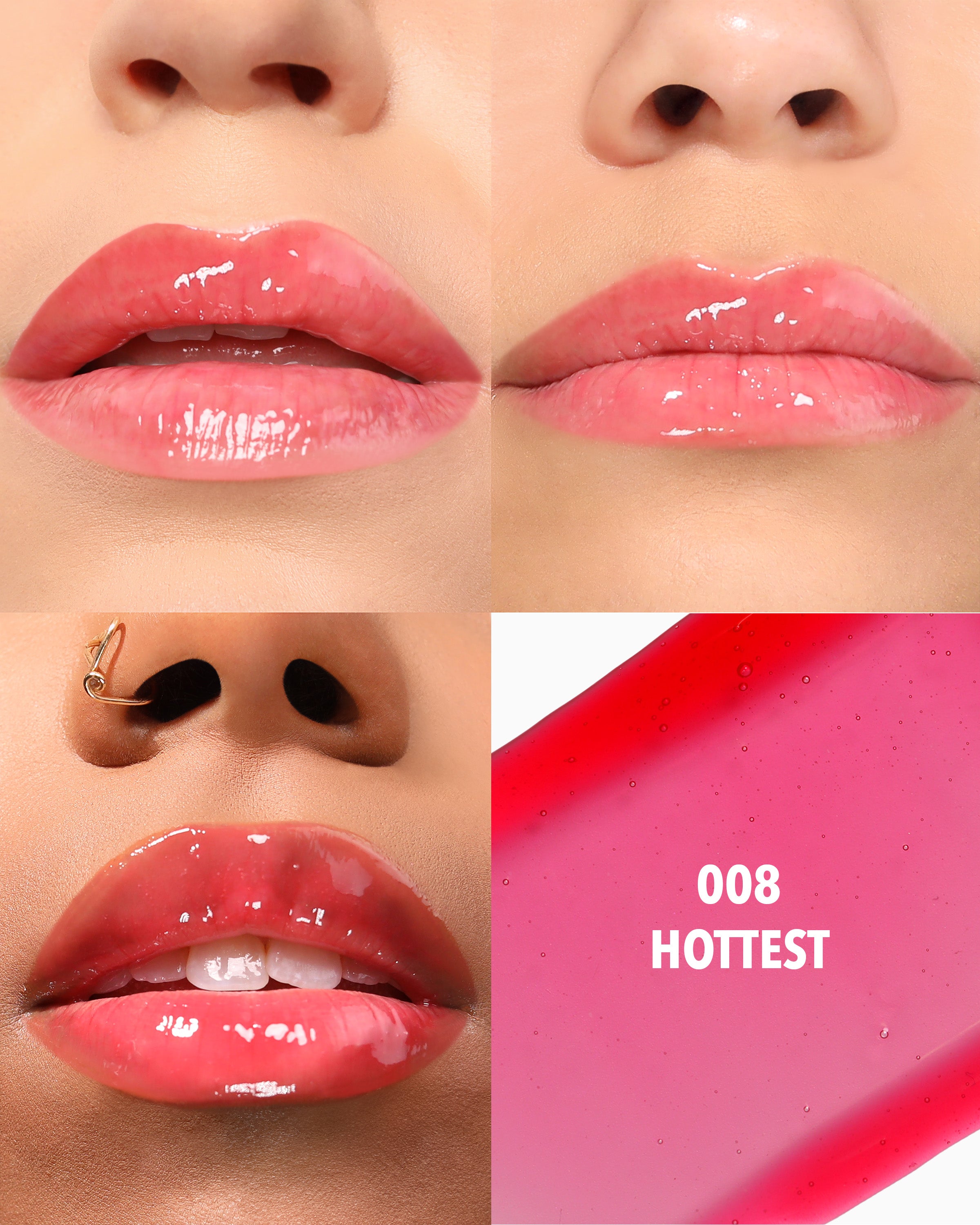 Lip Glaze Oil Plumper (008, Hottest)