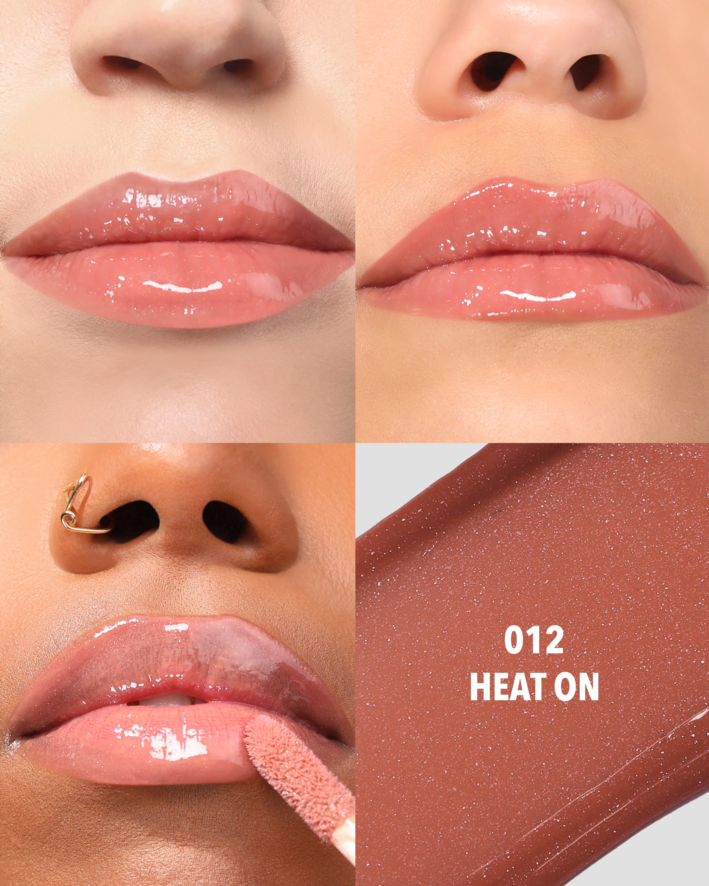 Lip Glaze Oil Plumper (012, Heat on)