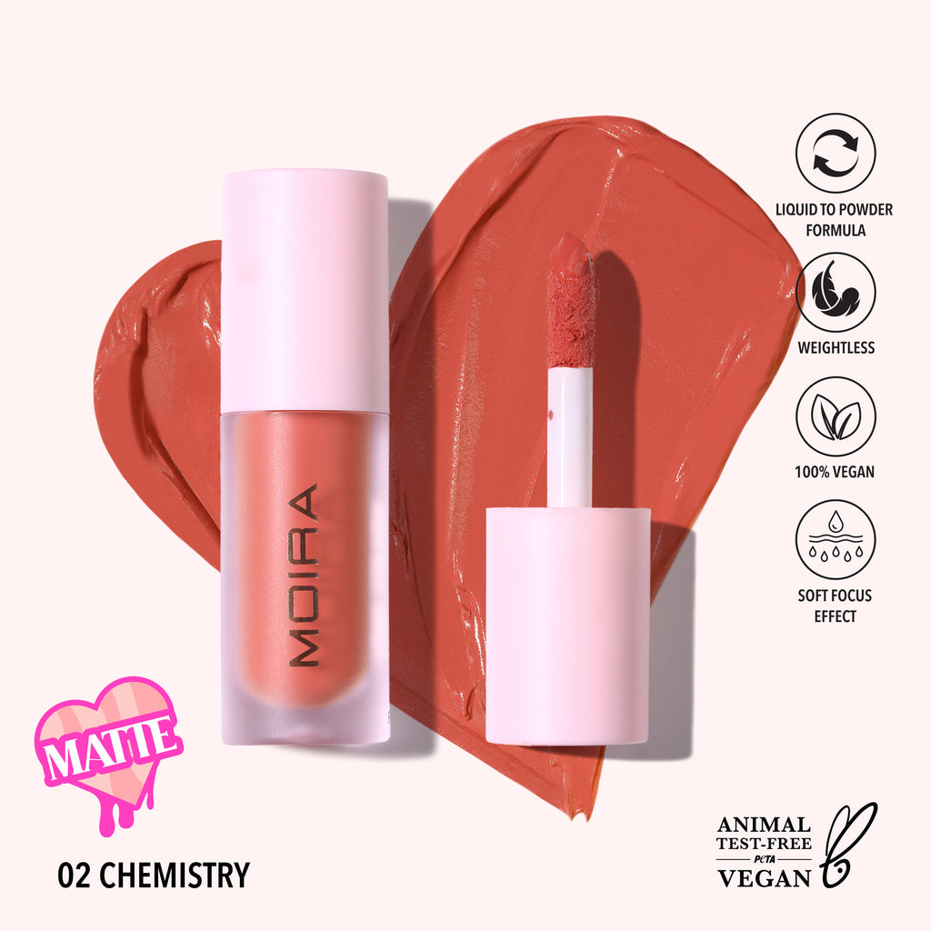 Comprar Moira - Colorete líquido mate Love Steady - 02: Chemistry