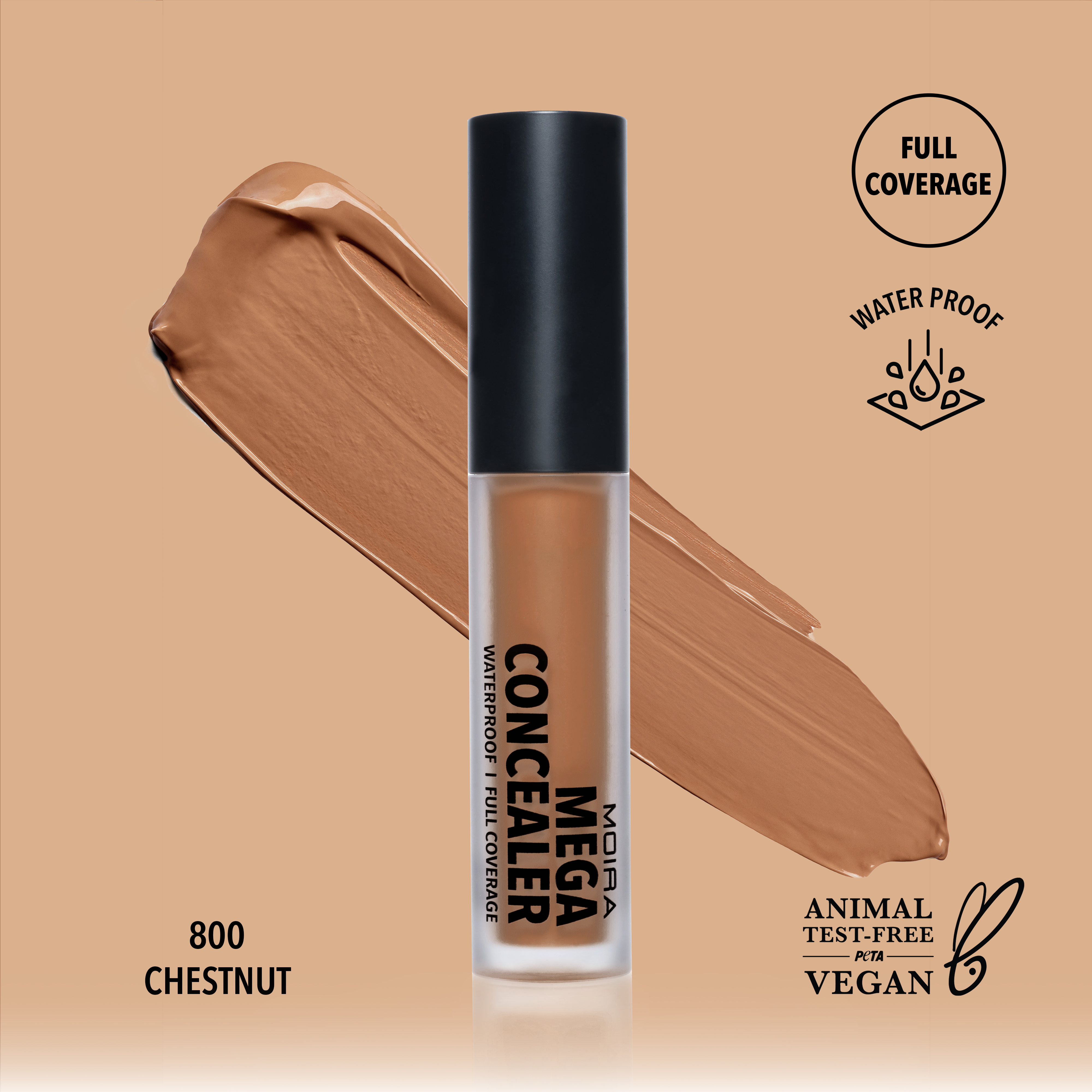 Moira Cosmetics Chestnut Mega Waterproof Concealer