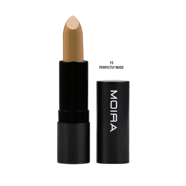  Moira Cosmetics Defiant Lipstick 015 PERFECTLY NUDE : Beauty &  Personal Care